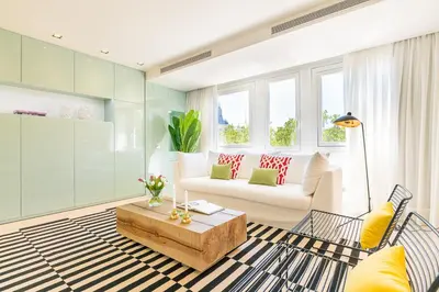 Zona de estar de Homeclub Luminoso Apartamento Centro Colon XXVI