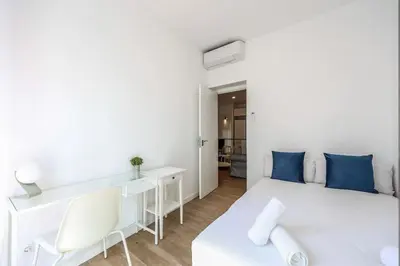 Cama o camas de una habitación en Urban Quiet in Madrid - Just relax & enjoy