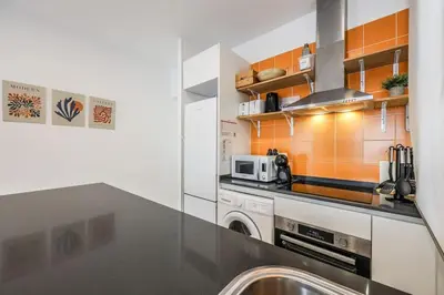 Una cocina o zona de cocina en Urban Quiet in Madrid - Just relax & enjoy