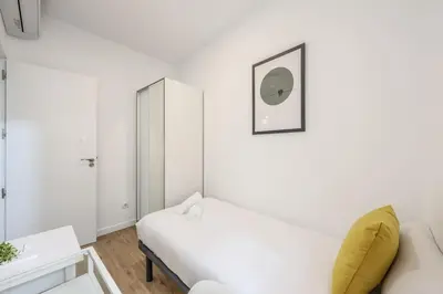 Cama o camas de una habitación en Urban Quiet in Madrid - Just relax & enjoy