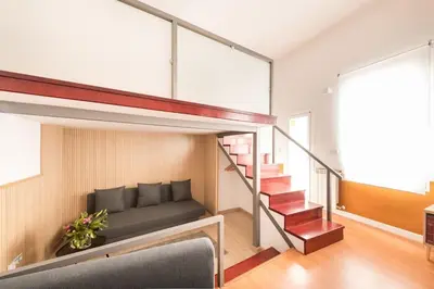 Zona de estar de Modern Loft in Madrid Río - Style and Comfort - Manzanares