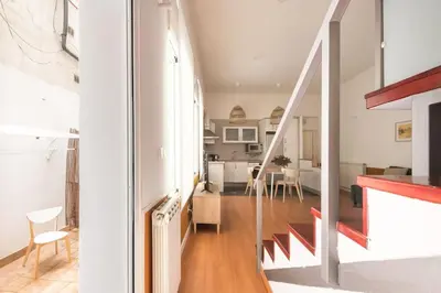 Cama o camas de una habitación en Modern Loft in Madrid Río - Style and Comfort - Manzanares