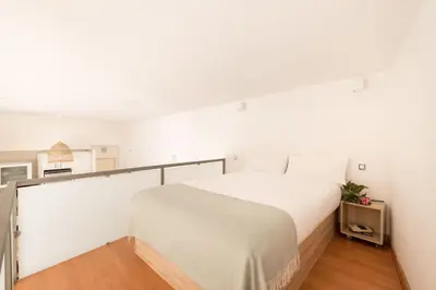 Cama o camas de una habitación en Modern Loft in Madrid Río - Style and Comfort - Manzanares