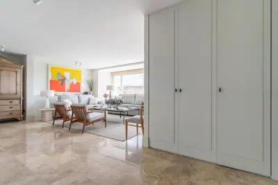 Zona de estar de Amazing Apt with views to Colón-2Bdr 2Bths