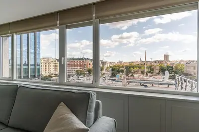 Zona de estar de Amazing Apt with views to Colón-2Bdr 2Bths