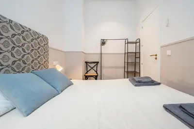 Cama o camas de una habitación en Coqueto 2H y 1B Delicias y Madrid Rio A