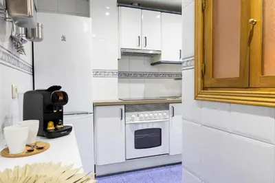 Una cocina o zona de cocina en Gran Vía III - En el centro de Madrid