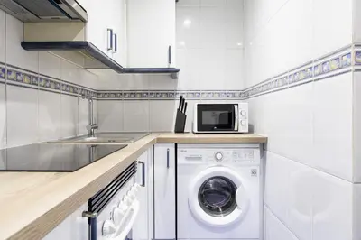 Una cocina o zona de cocina en Gran Vía III - En el centro de Madrid