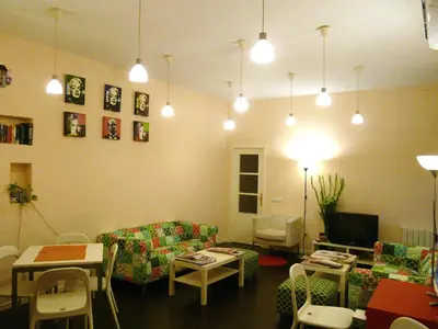 Zona de estar de Hostal Goyal Pizarro