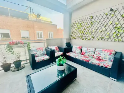 Zona de estar de ATICO CON TERRAZA - cerca a MADRID RIO