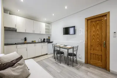 Una cocina o zona de cocina en Classy Studio close to Retiro Park, Madrid