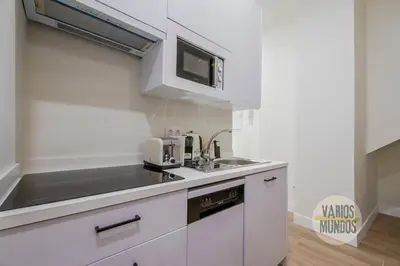 Una cocina o zona de cocina en Cozy y Céntrico Apt para 6pax en Plaza del Carmen E2