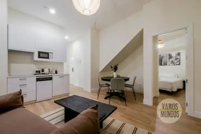 Una cocina o zona de cocina en Cozy y Céntrico Apt para 6pax en Plaza del Carmen E2