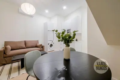 Zona de estar de Cozy y Céntrico Apt para 6pax en Plaza del Carmen E2