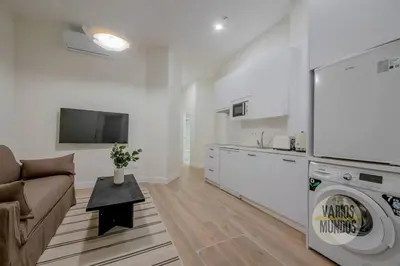 Una cocina o zona de cocina en Cool y Céntrico Apt 6px en Plena Plaza del Carmen E2