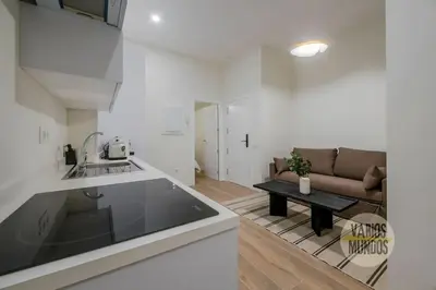 Una cocina o zona de cocina en Cool y Céntrico Apt 6px en Plena Plaza del Carmen E2