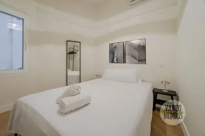 Cama o camas de una habitación en Cool y Céntrico Apt 6px en Plena Plaza del Carmen E2
