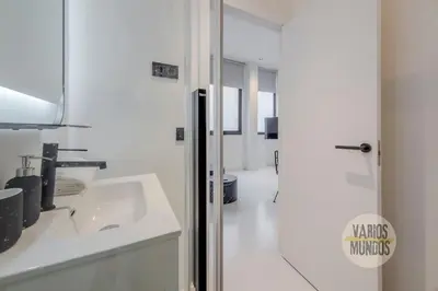 Un baño de Cozy Loft para 2pax en La Latina-Centro de Madrid