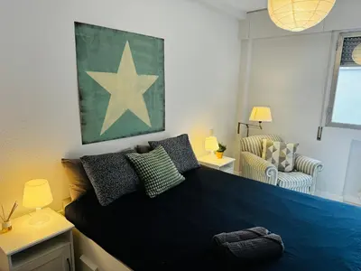 Cama o camas de una habitación en Citymad Retiro Park II