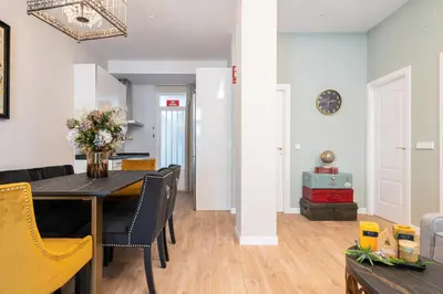 Zona de estar de City Deluxe Reina Sofia Atocha comfy apartment