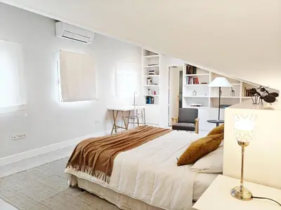 Cama o camas de una habitación en Lope de Vega