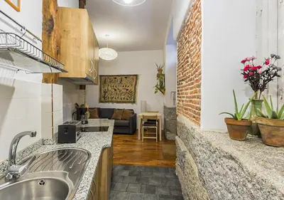 Una cocina o zona de cocina en Apartamento Almendro