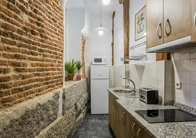 Una cocina o zona de cocina en Apartamento Almendro