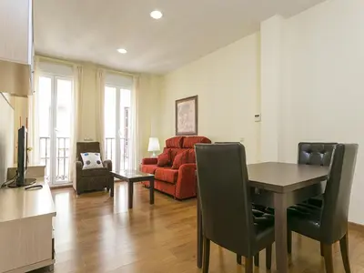 Zona de estar de Apartments Center Madrid