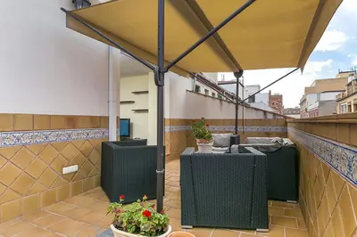 Un balcón o terraza de Apartments Center Madrid