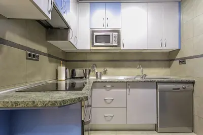 Una cocina o zona de cocina en Apartments Center Madrid