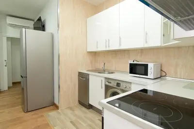 Una cocina o zona de cocina en Apartments Center Madrid