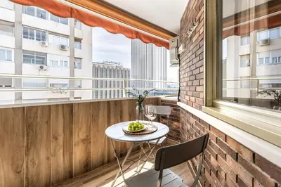 Un balcón o terraza de Lorca - 2 bedrooms in Tetuan