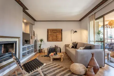Zona de estar de Wukro - 2 bedrooms and terrace in Chamberí