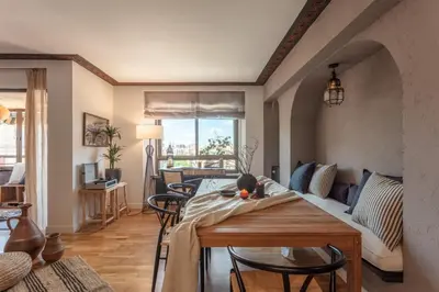 Zona de estar de Wukro - 2 bedrooms and terrace in Chamberí