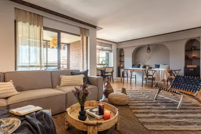 Zona de estar de Wukro - 2 bedrooms and terrace in Chamberí