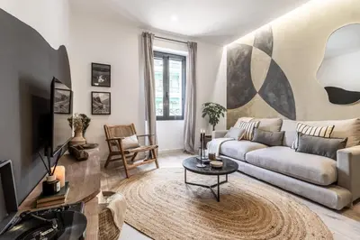 Una televisión o centro de entretenimiento en Appy - 1 bedroom in Trafalgar