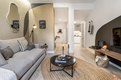 Zona de estar de Appy - 1 bedroom in Trafalgar