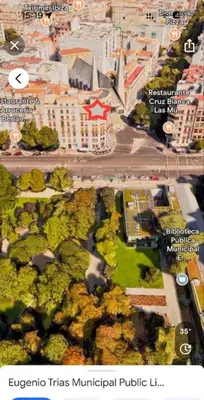 Plano de Retiro Park-Roof Top Studio & Huge Terrace