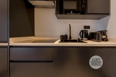 Una cocina o zona de cocina en Dulce escapada para 2, ven a Duque de Rivas 8 E3