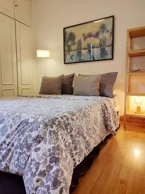 Cama o camas de una habitación en Apartamento