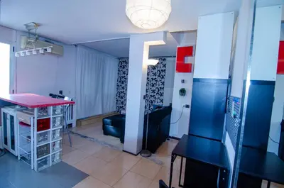Zona de estar de For You Rentals temporal y Bonito ático con terraza VAL375