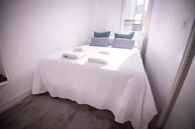Cama o camas de una habitación en Apartamento Gran Via