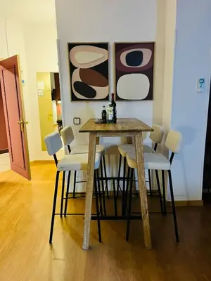 Zona de estar de AparthotelTribunal