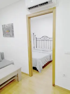 Cama o camas de una habitación en BM9 Piso 1 dormitorio Quevedo WIFI