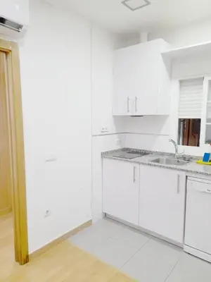 Una cocina o zona de cocina en BM9 Piso 1 dormitorio Quevedo WIFI