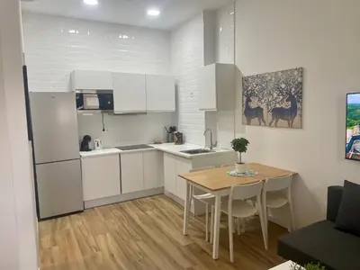Una cocina o zona de cocina en Apartamento Río Manzanares 10 - Zona Matadero