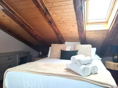 Cama o camas de una habitación en Escorial 16 4ºA