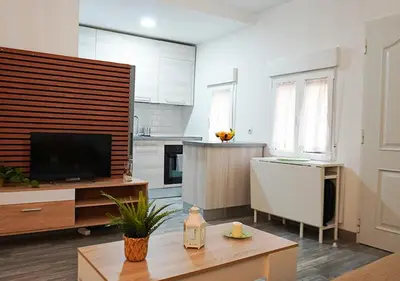 Una cocina o zona de cocina en Apartamento 'Ronda de Toledo'