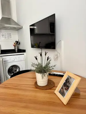 Una cocina o zona de cocina en AR Lavapiés céntrico apartamento con patio