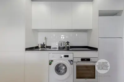 Una cocina o zona de cocina en Descanso con parking para 4, vive la Latina